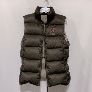 KINGSLAND Equestrian Collection Down/feather puffer vest REVERSIBLE women’s L